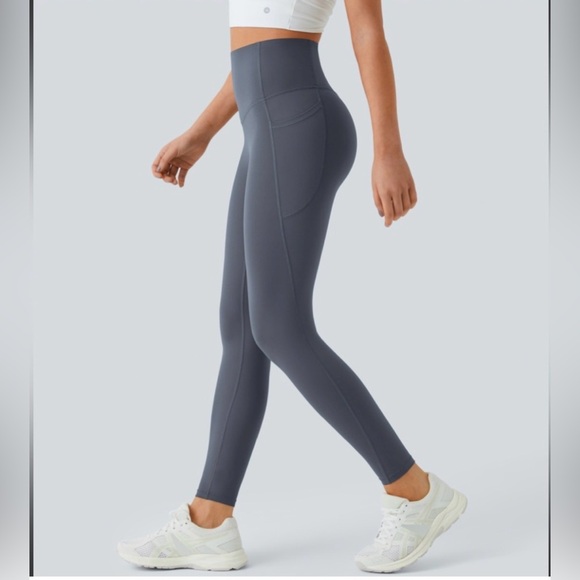 SoCinched High Waisted Tummy Control Side Pocket Shaping UltraSculpt Leggings - Picture 1 of 5